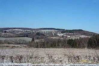 A general view of Montsauche-les-Settons
