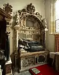 Monument to Richard Bluett (d.1614) and wife, Holcombe Rogus, Devon.