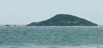 Taieri Island / Moturata, offshore from the mouth of the Taieri River