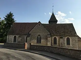 The church in Mouflaines