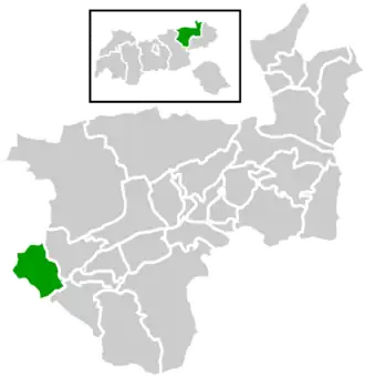 Location within Kufstein district