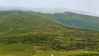 View from the south of Mullaghcleevaun