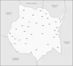 Municipalities of Morelos in 2010