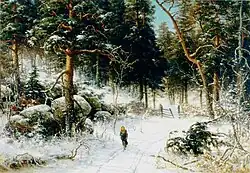 Winter Landscape from Tuulos, 1874