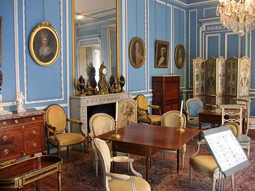 Salon of the Hôtel de Breteuil, in the Louis XVI style (18th c.)