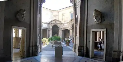 Patio of the Cortile del Belvedere in the Vatican