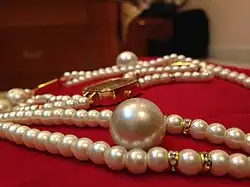Pearl necklace.
