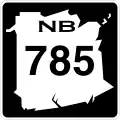 Route 785 marker