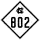 North Carolina Highway 802 marker
