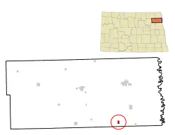 Location of Forest River, North Dakota