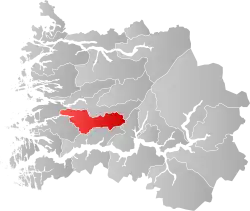 Gaular within Sogn og Fjordane