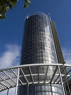 RWE Tower in Essen by Christoph Ingenhoven, completed in 1997