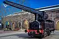 Locomotive Crane Display at Innovation Plaza