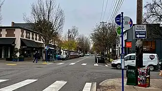 NW 23rd Ave at Irving Street in the Northwest District