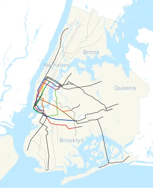 Map of service alternatives during the 14th Street Tunnel shutdown