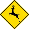 Watch for animals (deer)