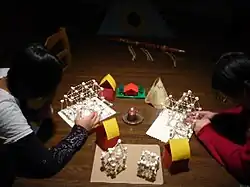 Building houses for the Nanomonestotse village.