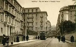 Palazzo d'Avalos del Vasto in via dei Mille in Chiaia.