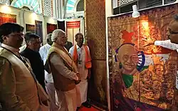 Narendra Modi at the inaugural National Handloom Day