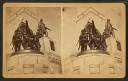 Infantry Group (1874–76) and Lincoln Statue (1871–72), Lincoln Tomb