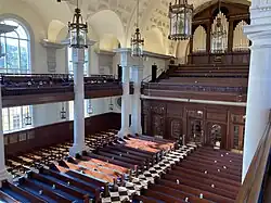 The chapel's gallery organ.