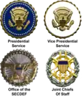 Figure 1: Presidential Service, Vice Presidential Service, Office of the Secretary of Defense, Joint Chiefs