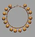 Seljuk gold necklace, 11th century Iran.[180][181]