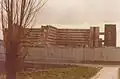 Paveley Bank, Netherley, Liverpool - housing being demolished (December 1983)