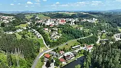 South view of Neufelden in Upper Austria