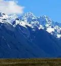 Eglinton Valley, Ngatimamoe Peak centred, Mount Christina to right
