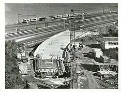 image of motorway overbridge under construction