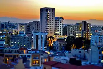 View of Nicosia Financial quarter.