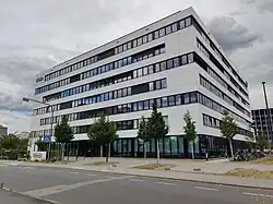Current Nintendo of Europe headquarters in Frankfurt, Germany, after 2020