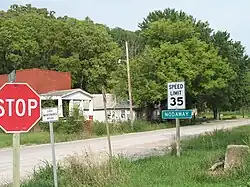 Street scene in Nodaway