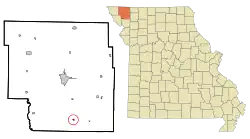 Location of Barnard, Missouri