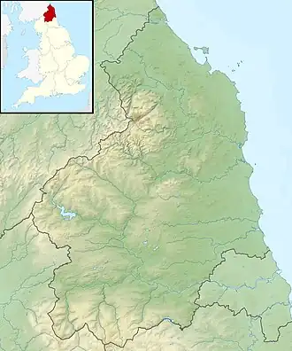 Fontburn is located in Northumberland