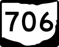State Route 706 marker