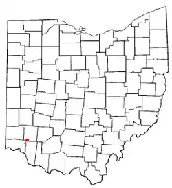 Location of Loveland Park, Ohio
