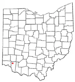 Location of Mount Repose, Ohio
