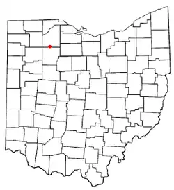 Location of North Baltimore, Ohio