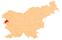 The location of the Municipality of Kanal