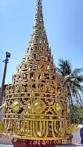The old hti of the Myat Saw Brothers Pagoda in Taungoo.