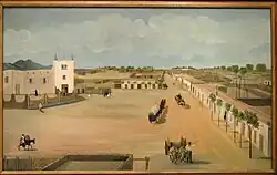 Old Mesilla, location of the engagement