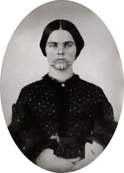 Olive Oatman, tintype, 1857