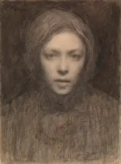 Omakuva Ellen Thesleff 1894-1895 Ateneum