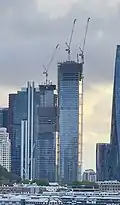 One Sydney Harbour under construction in December 2022