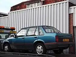 Opel Corsa four-door (1990–1993; rear)