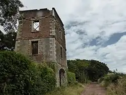 a brick and stone tower