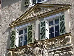 Rich ornamentation above the main portal