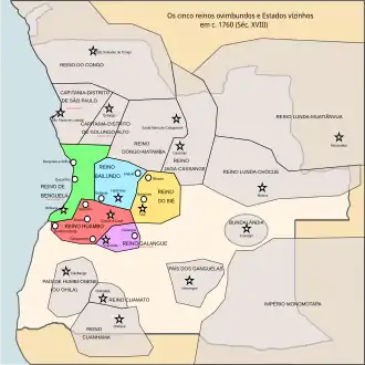 The "Kingdom of Bailundo", c. 1760